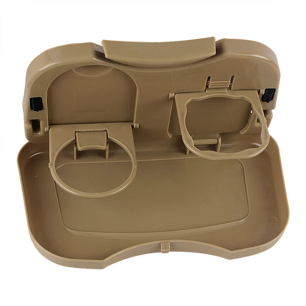 Car Folding Table Holder Stand Desk Cup Back Seat Accessories Auto
