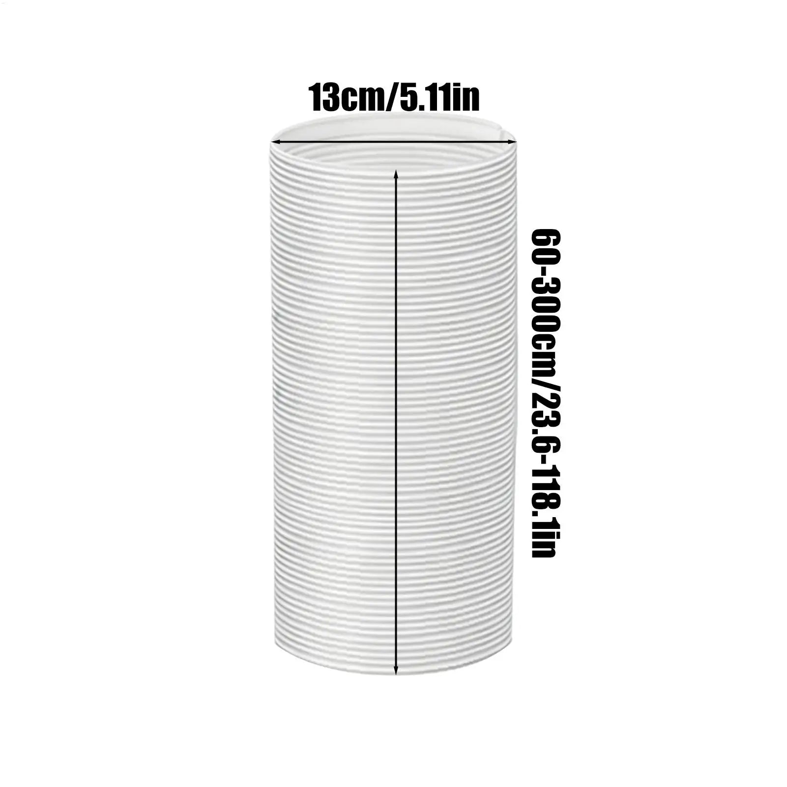 Exhaust Hose Portable Air Conditioner Flexible Telescopic 3 Meters AC