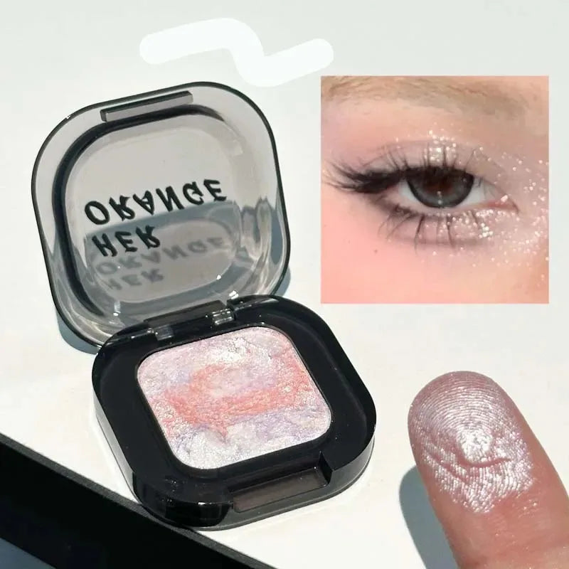 Monochrome Eyeshadow Palette Long-lasting Glow Highlighter Powder