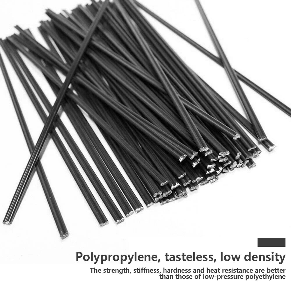 40pcs Welding Rods 200mm ABS/PP/PVC/PE Plastic Welding Sticks Soldering Tools Set For Plastic Welder Gun Bumper Repair Welding Zpaxo