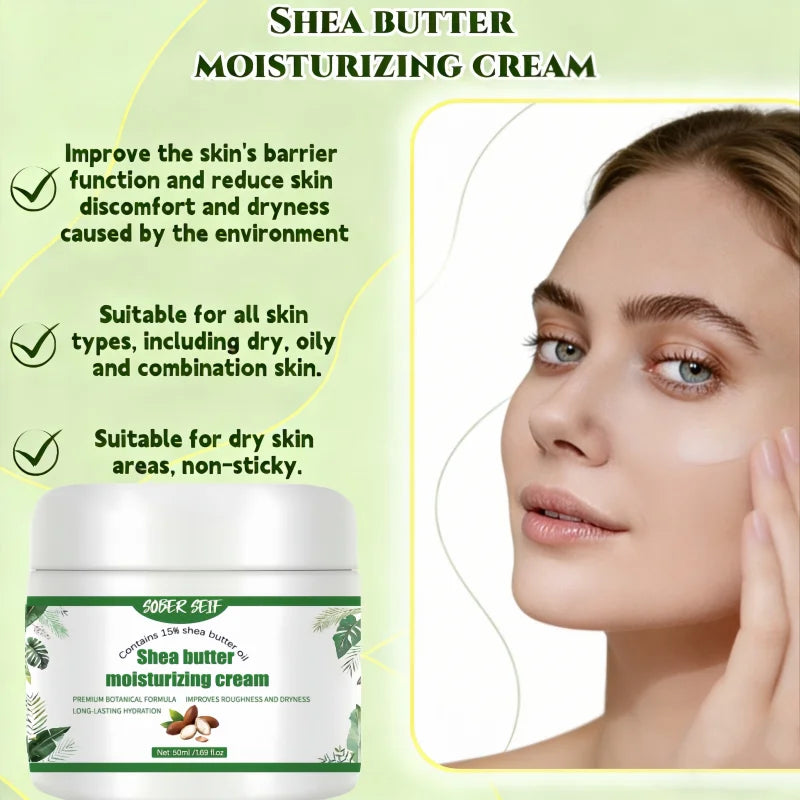 50ml Gentle Moisturizing Lotion Hyaluronic Acid Shea Butter Facial Skin Care For All Skin Types Zpaxo