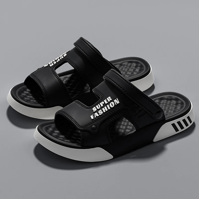 Men Slippers Summer EVA Soft-soled Platform Slides Sandals Indoor