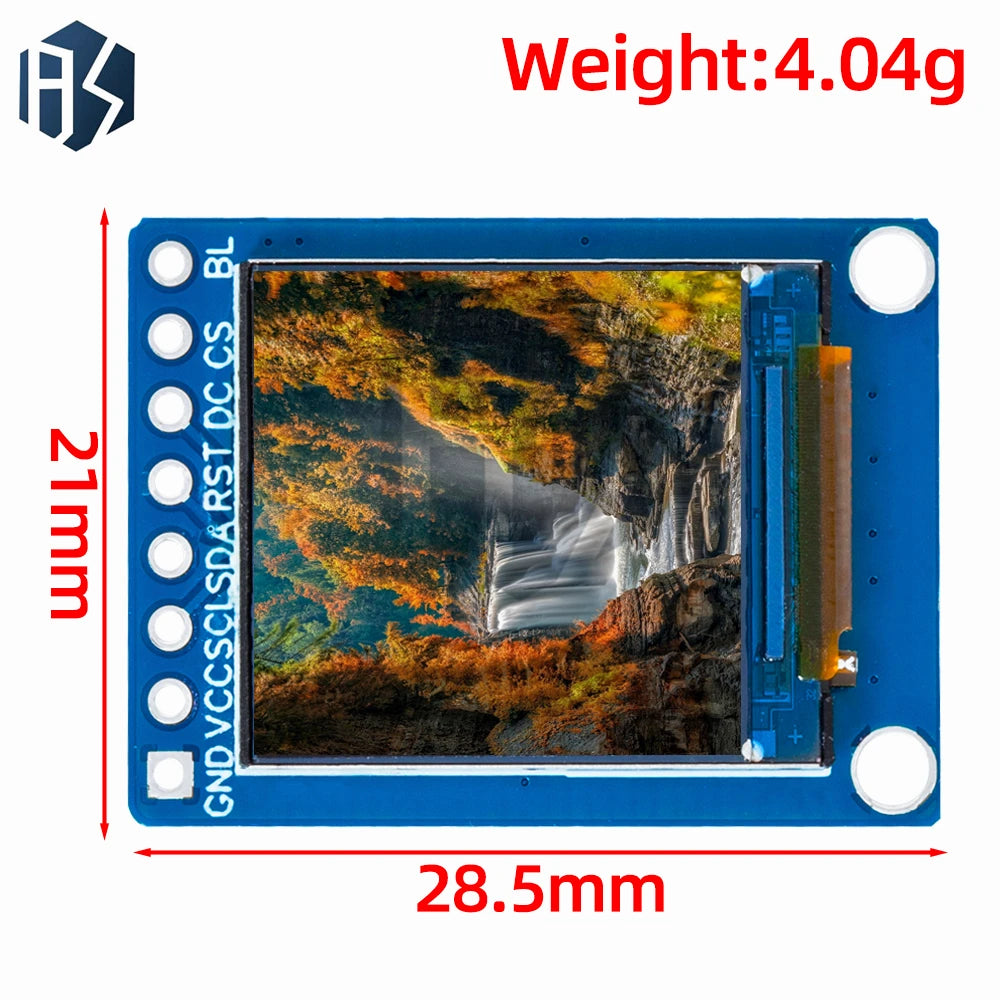 0 85 TFT Display Module HD IPS LCD LED Screen 128X128 SPI Interface Zpaxo
