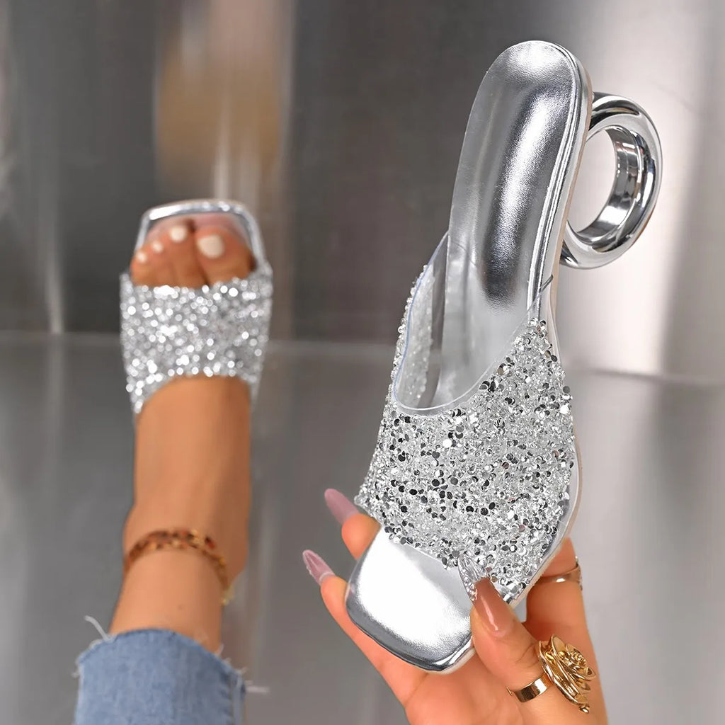 Luxury Women Summer Party Slippers Fashion White Pearl Designer Zpaxo