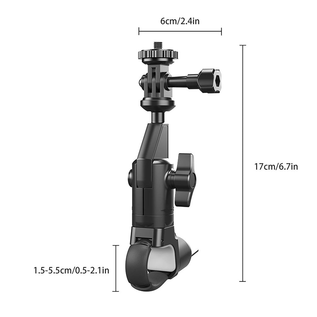 Motorcycle Bicycle Holder 360 Rotating Handlebar Mount Bracket