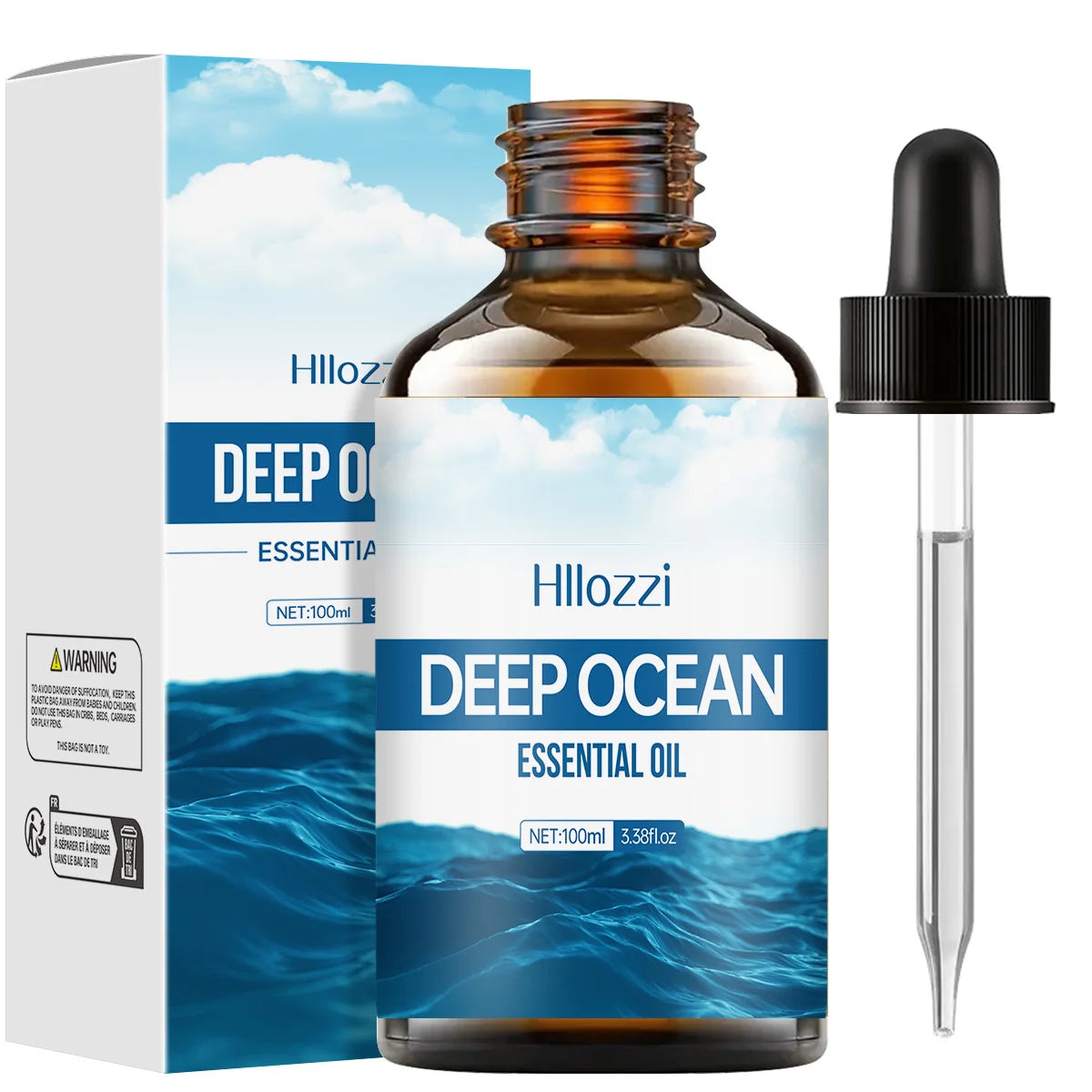 100ml/60ml/30ml Deep Sea Essential Oil Perfume essential oils Fragrance oils Long-lasting fragrance Aromatherapy Soap Humidifier Zpaxo 100ML DEEP OCEAN Other