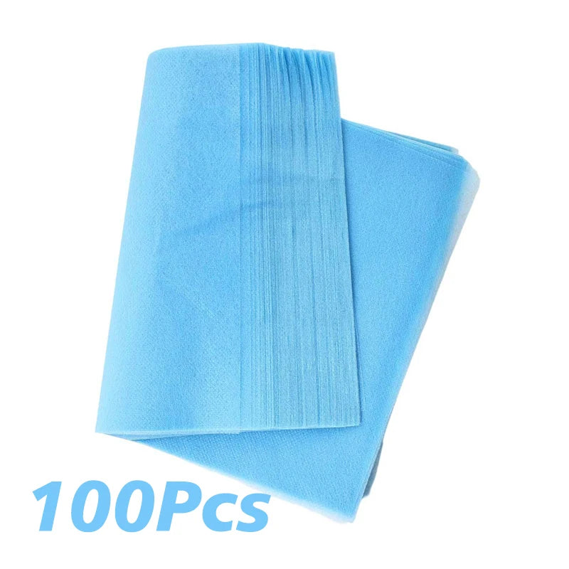 100/200Pcs Disposable Nail Art Vacuum Dust Collector Non-Woven Filter Paper Manicure Machine Dust Filter Paper Cleaning Tools Zpaxo 100Pcs-Blue