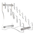 6-Slot Knives Display Stand Acrylic Knife Holder Shelf Folding Pocket Knife Storage Stand Display Holder For Pocket Knives Zpaxo 6 Slots China Mainland