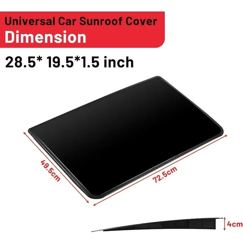 Universal Car Sunroof Wind Deflector | Waterproof Moonroof Visor