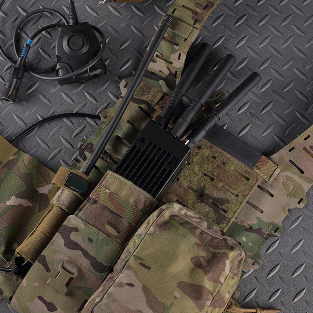 MPU5 Dummy Tactical Model DIY Walkie-talkie Transceiver Interphone Zpaxo