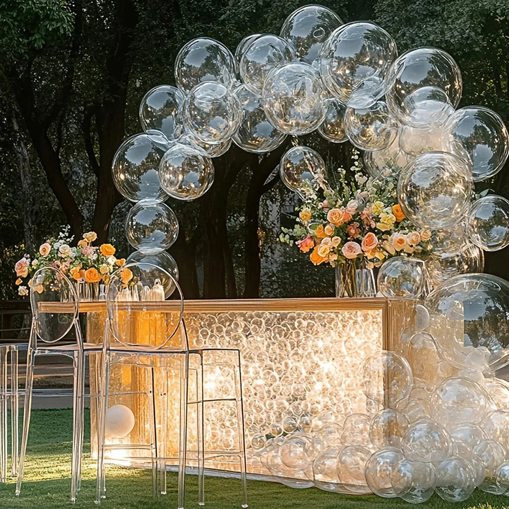 Bobo Balloon Arch Clear Bubble Balloons Transparent Ballon Garland