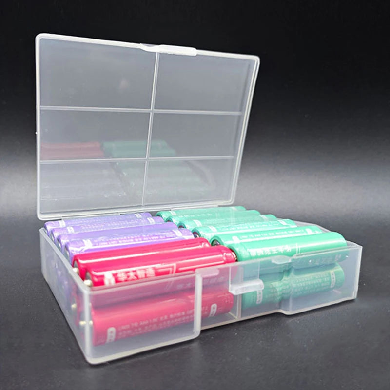One-pack Transparent AA Battery Plastic Storage Divider Equipment Zpaxo Default Title
