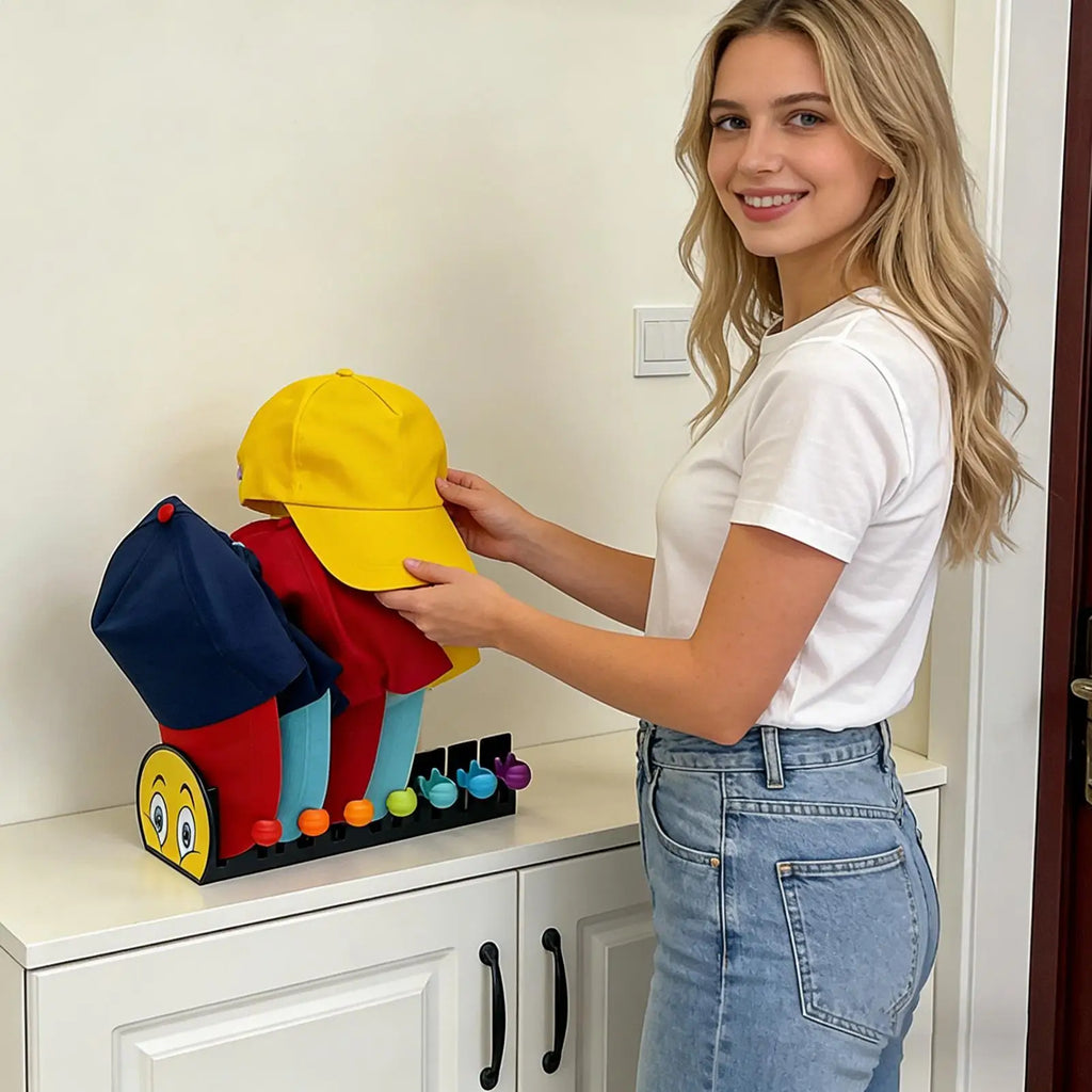 Baseball Cap Holder Hat Display Rack Laundry Baseball Cap Holder for Closet Bedroom Entryway Home Wardrobe Office Apartment Zpaxo