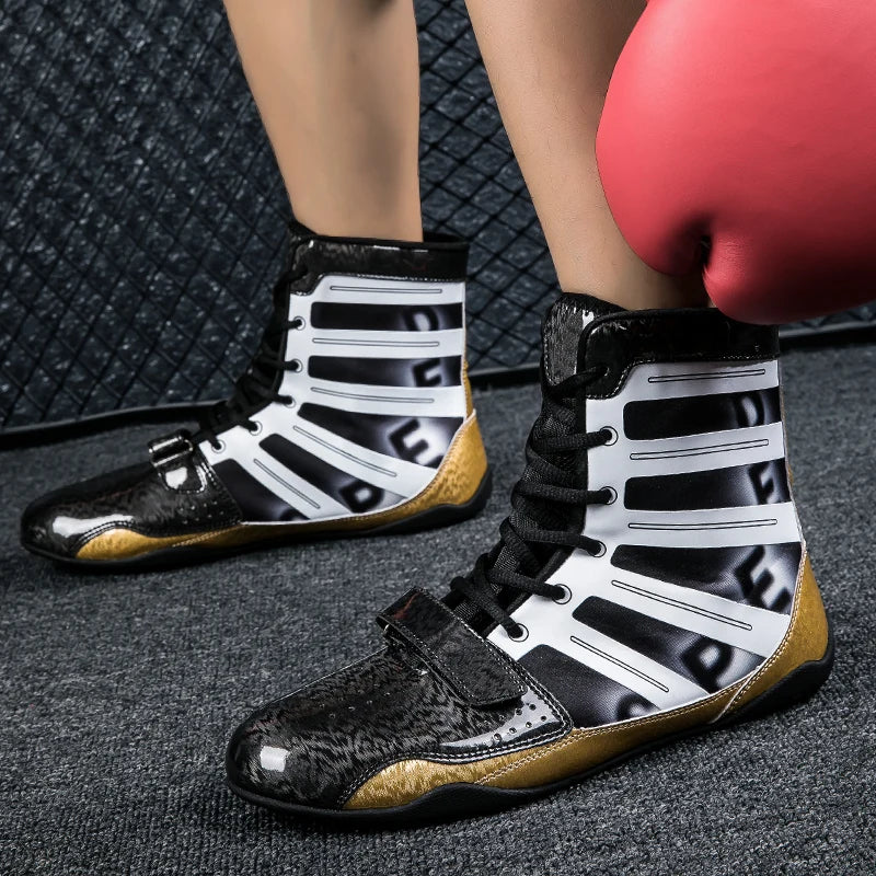Lexsan Training Wrestling Shoes Men Female Fitness Boxing Mesh Zpaxo