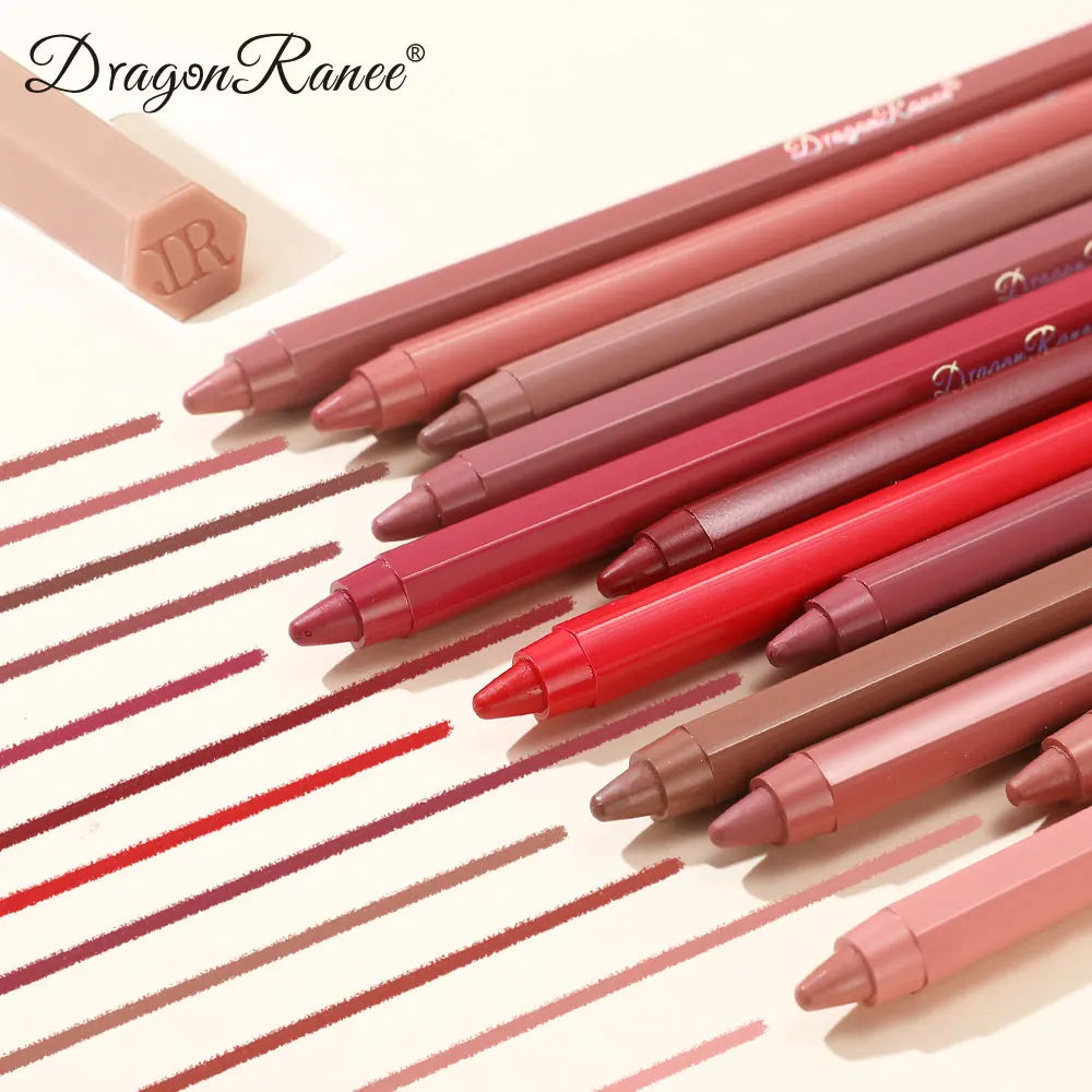 Lip Liner for Autumn and Winter, Matte, Brightening, Enhances Complexion, Velvet Matte Lipstick, Long-Lasting Effect, Non-Fading, Non-Stick Cup Lip Liner Zpaxo
