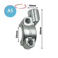 Handlebar Threadmotorcycle Master Cylinder Brake Lever Mirror Mount Zpaxo A5