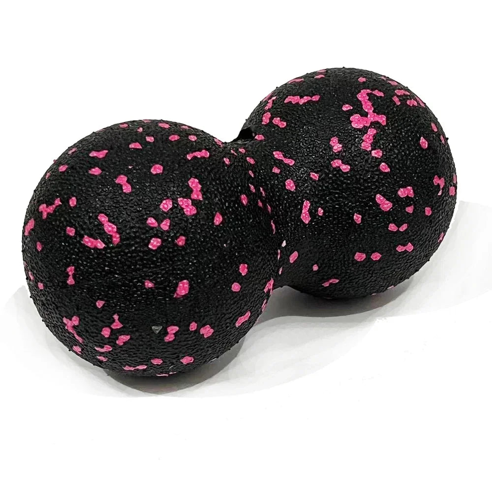 EPP 8cm Peanut Balls Body Massage Fascia Ball High Density Muscle Relaxation Lacrosse Fitness Yoga Myofascia Ball Relieve Pain Zpaxo Pink 2
