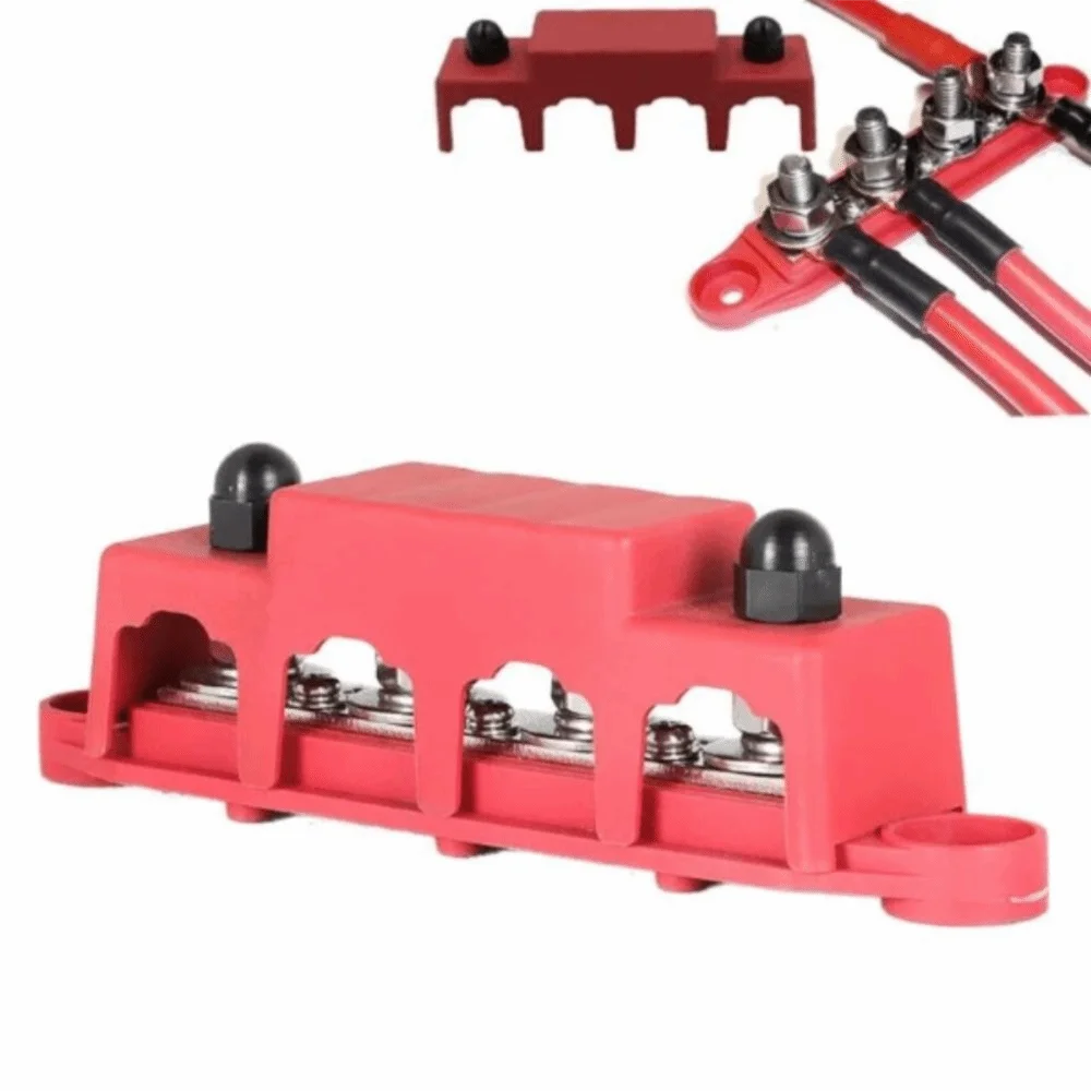 M10 Stud Bus Bar Terminal Block 5 Way Negative Busbar Boat Yacht Zpaxo