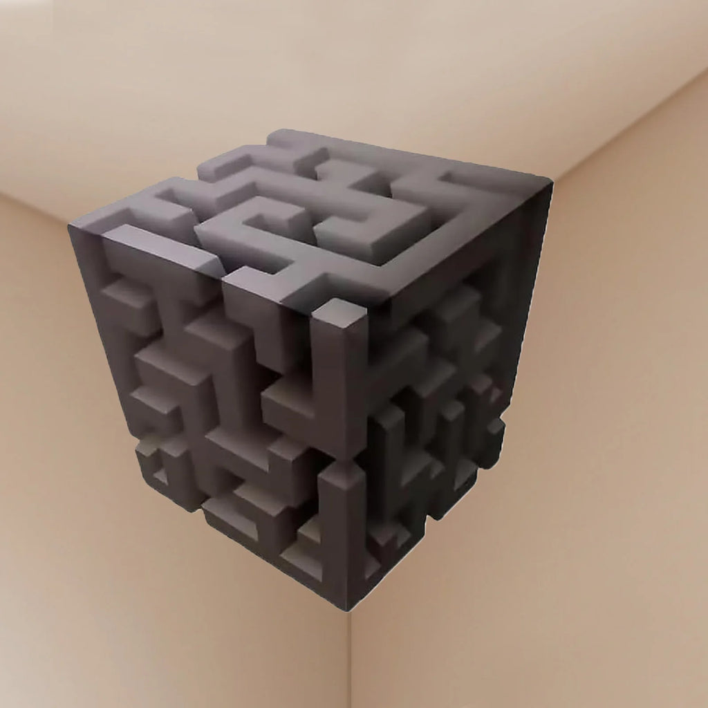 Optical Illusion Wall Art 30x30cm Impossible Corners Sticker Abstract