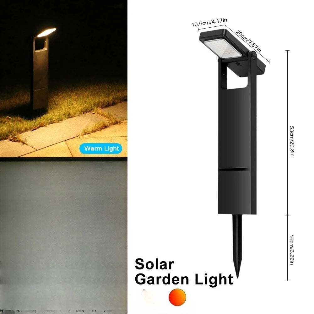 Solar Powered LED Pathway Lights, Outdoor Waterproof Garden Lamp, Warm White Light, Landscape Lighting Decor for Lawn Zpaxo Warm White 1 China Mainland
