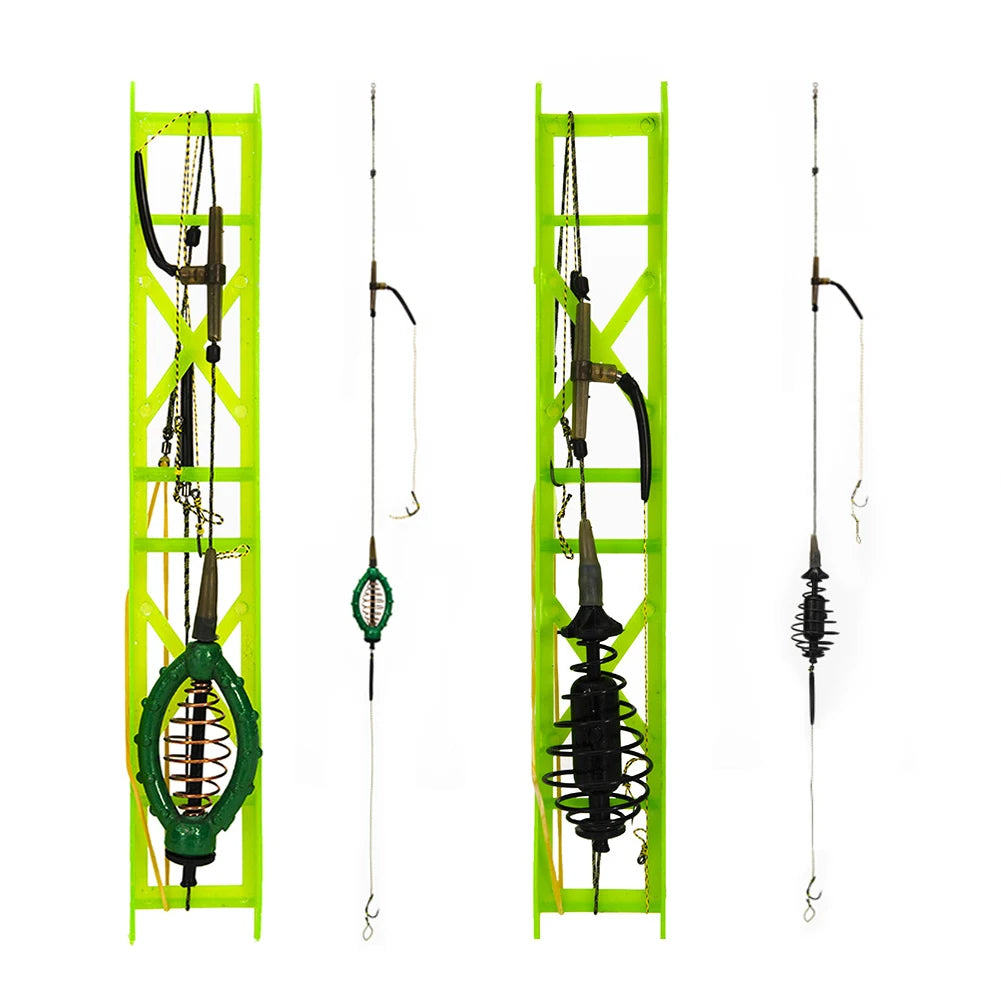 Fishing Trap Basket Long Line Carp Nesting Device Hooks Rigs Hair
