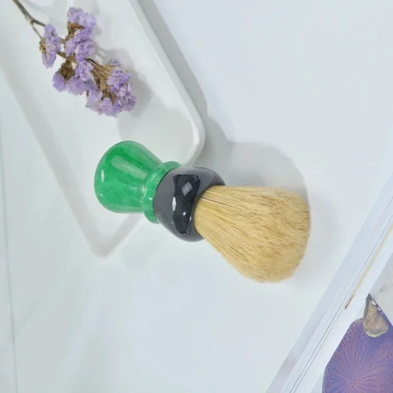 YAQI 24mm Green Viper Boar Bristle Shaving Brush | Men's Wet Shave Boar Bristle Shaving Brush Zpaxo