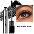 New 8 Colors Waterproof Mascara Lengthens Eyelashes Extension Makeup Durable Thick and Curly Silk Fiber Mascara for Festival Zpaxo 08
