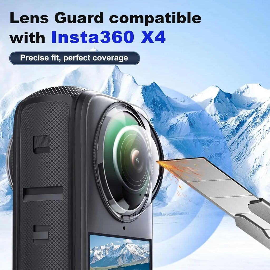 Insta360 X4 Accessories Kit – Silicone Case, Lens Guards & Bag Camera Accessories Kit Zpaxo