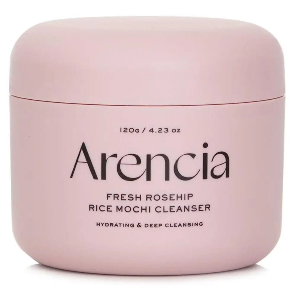 Arencia Green Rice Mochi Cleanser 120g | Gentle, Deep Clean Facial Cleanser Zpaxo pink