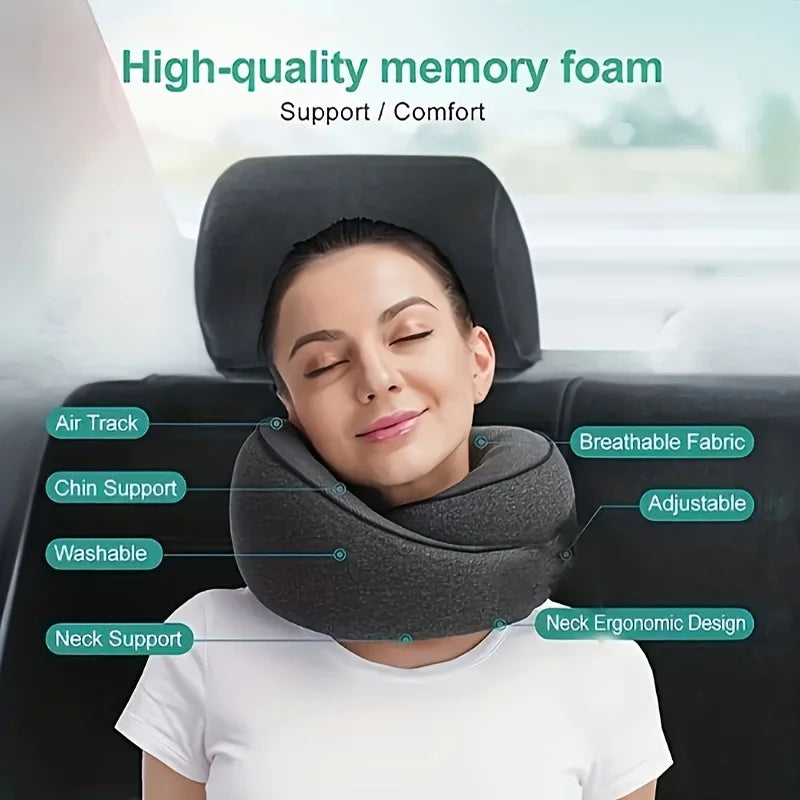 Neck Pillow Traveling Premium Memory Foam Travel Removable Washable