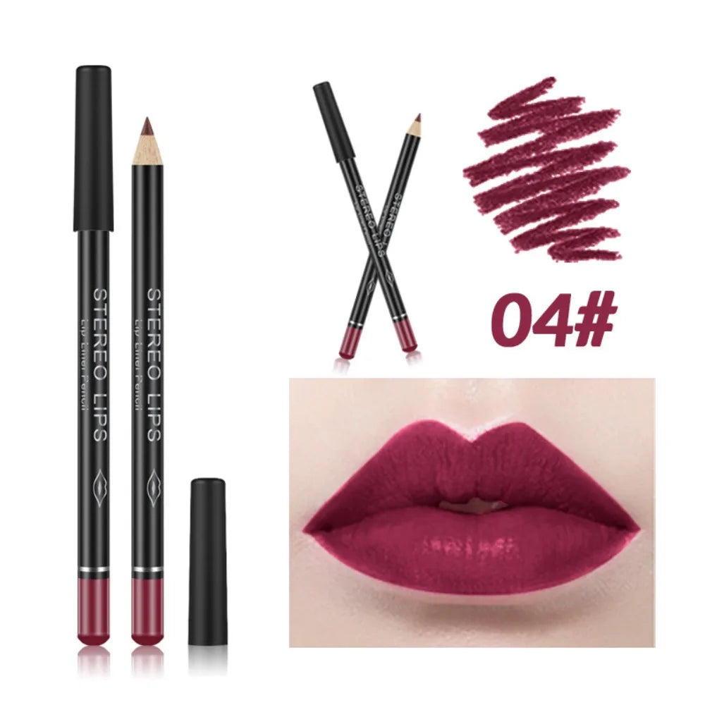 Luxury Long-lasting Matte Lip Liner Plumping Perfect Outline Filling Zpaxo 04