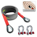 Heavy-Duty Polyester Towing Rope with Steel Shackle | Off-Road