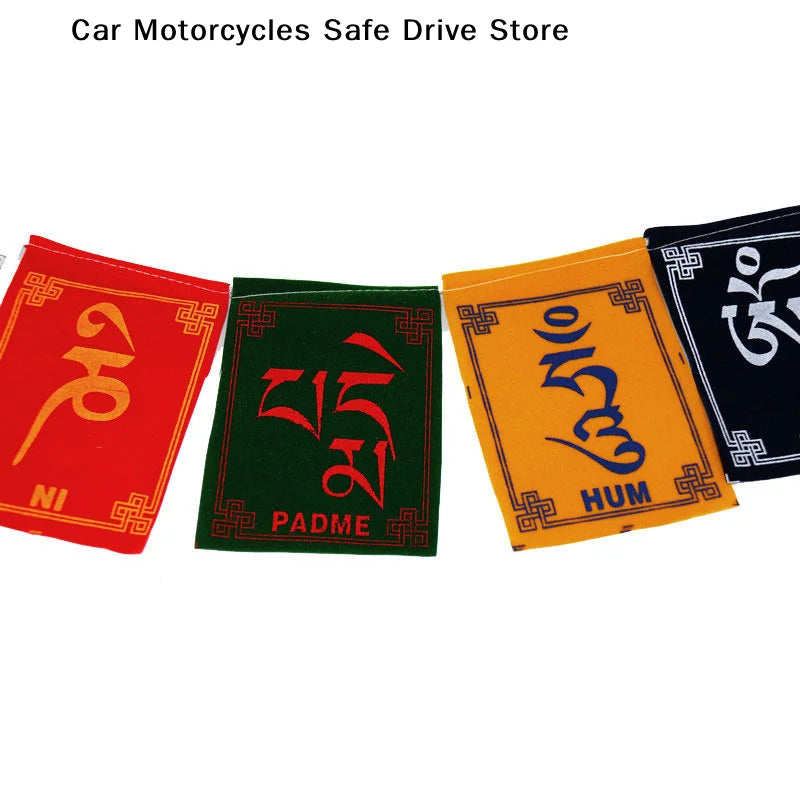 M10pc String Religious Mini Colorful Prayer Flags Wind Horse Flag