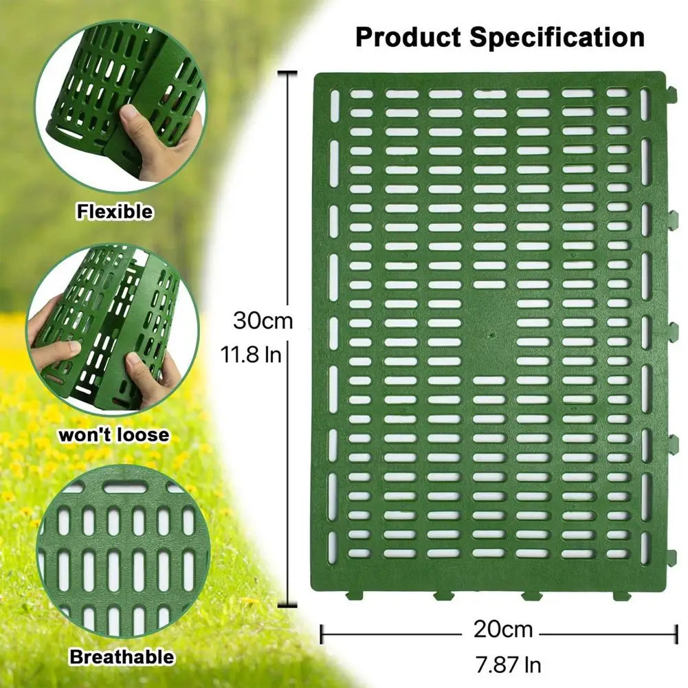 Tree Trunk Protectors Mesh Cage Guard – 1 or 10 Pack Tree Trunk Protector Zpaxo