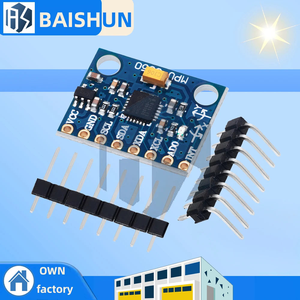 GY521 GY 521 GY-521 MPU-6050 MPU6050 Module 3 Axis Analog Gyro Zpaxo
