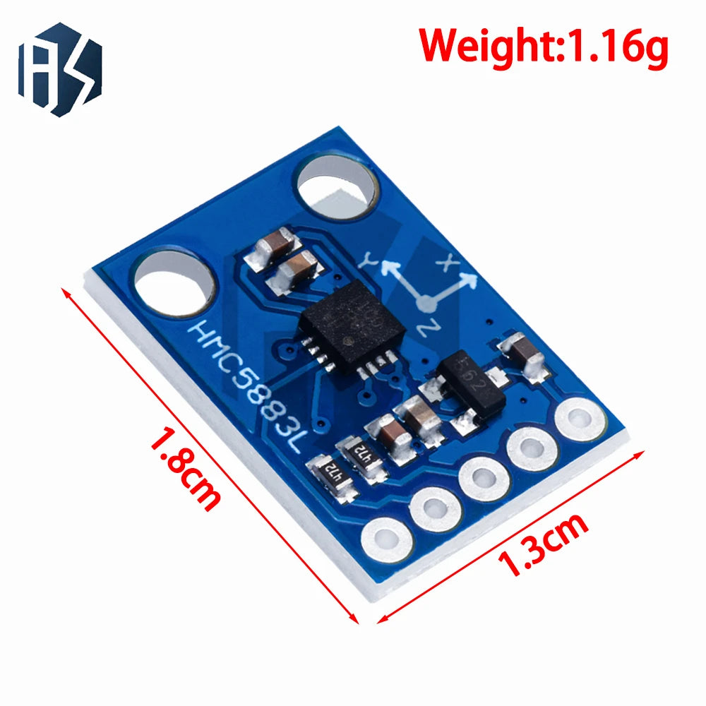 GY-273 HMC5883L Triple-axis Magnetometer Sensor Module 3V-5V I2C Zpaxo