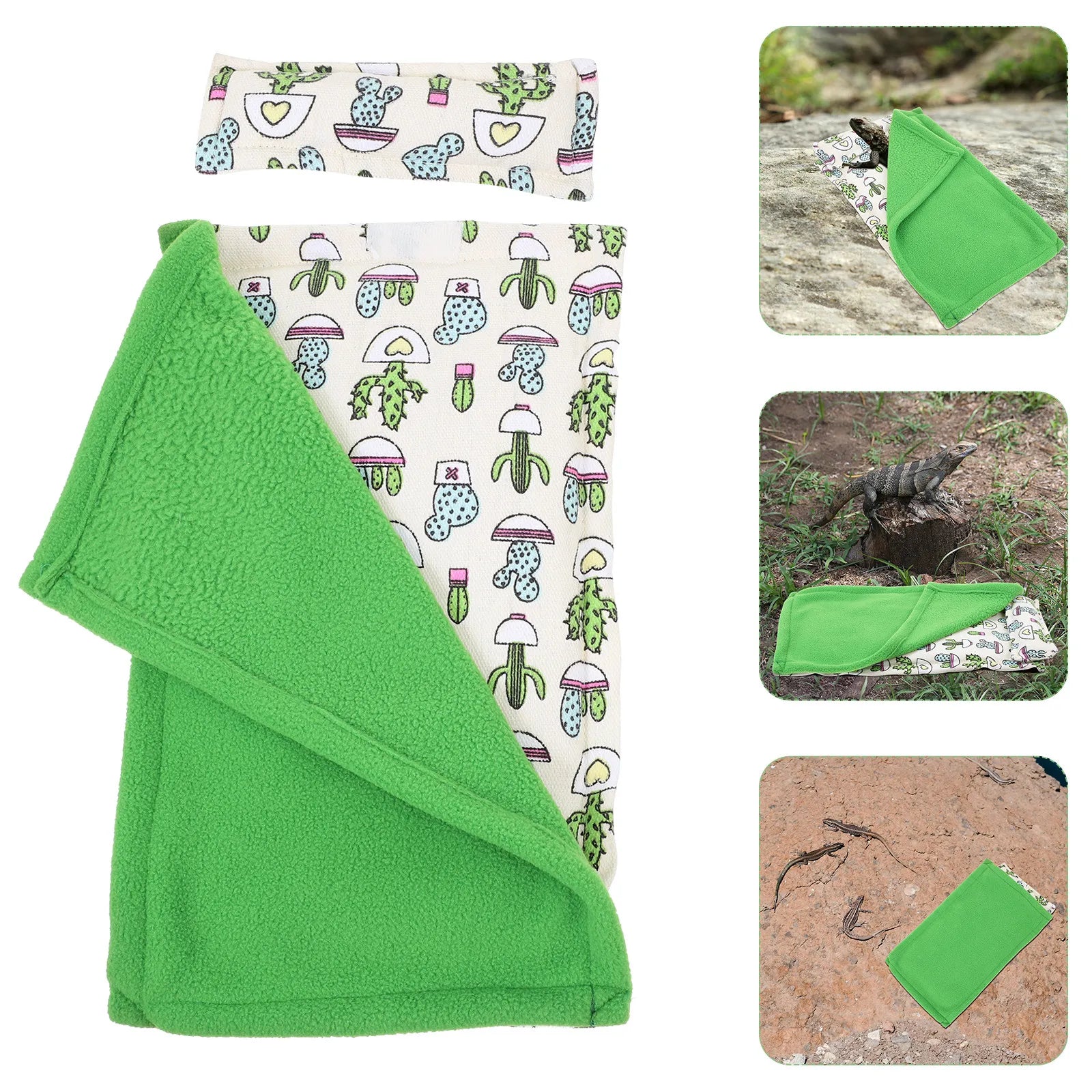Cartoon Pattern Reptile Sleeping Bag Comfortable Warm Cushion Secure