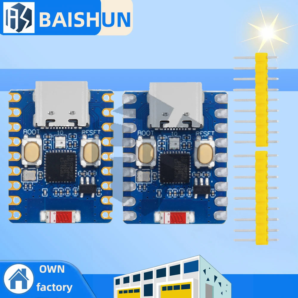 ESP32-C3-Zero Module Ultra-small Wifi 802 11b G N BLE 5 0 Weldable Zpaxo