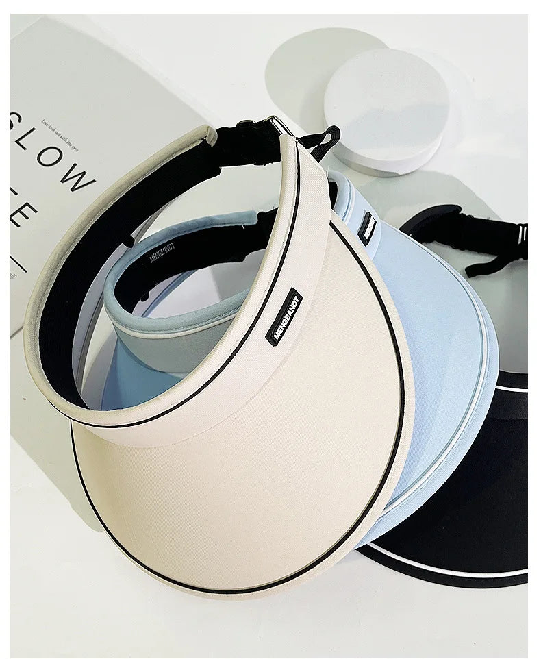 Women Hat Sunscreen Hollow Female Summer Sunshade Topless Sun Fashion Zpaxo random 1