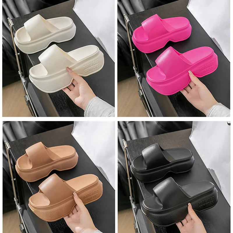 Chunky Platform Wedges Sandals Women Summer Waterproof Thick Sole