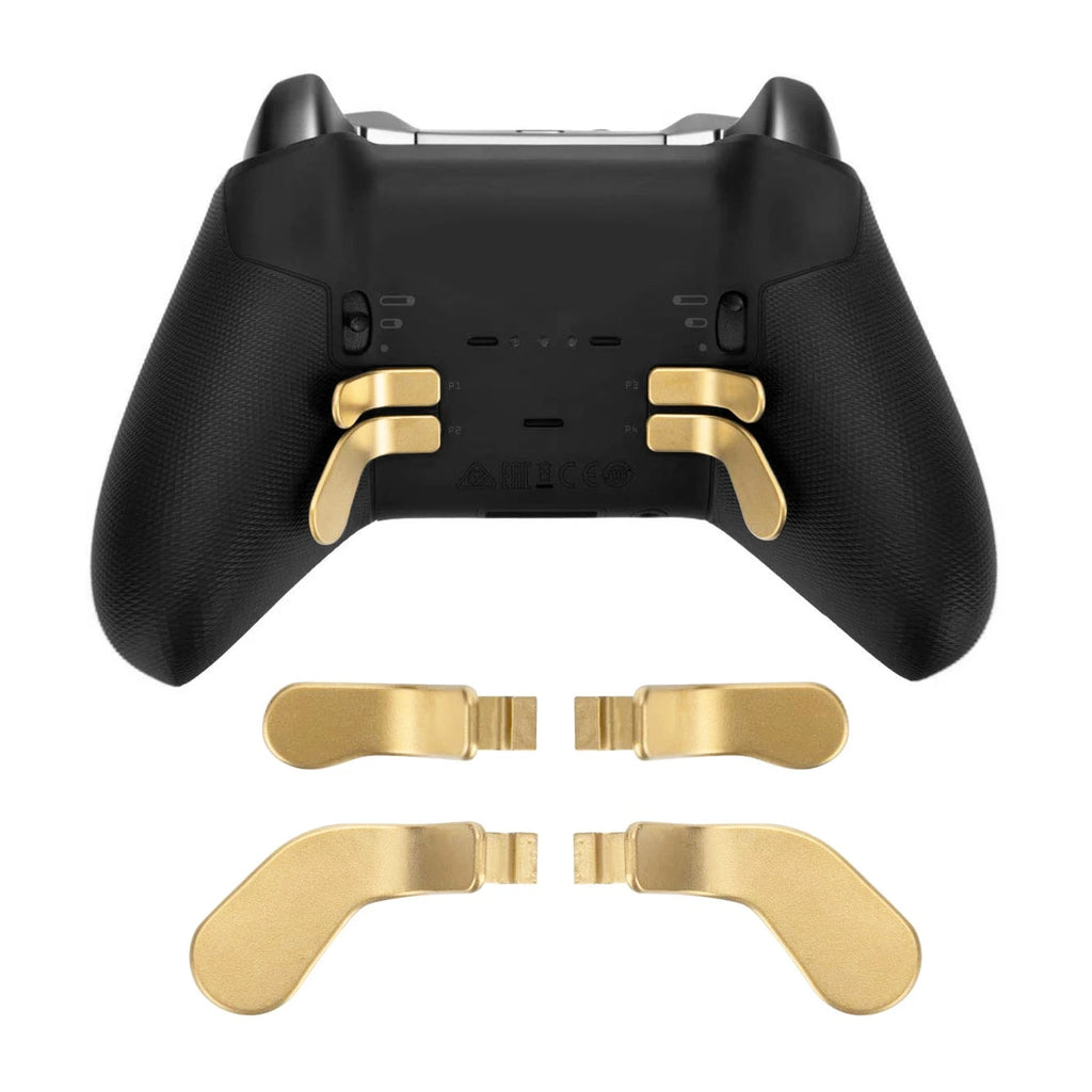 4PCS Controller Paddles Stainless Steel Replacement Controller Parts for Xbox One Elite Controller Series 2 Model 1797 Zpaxo