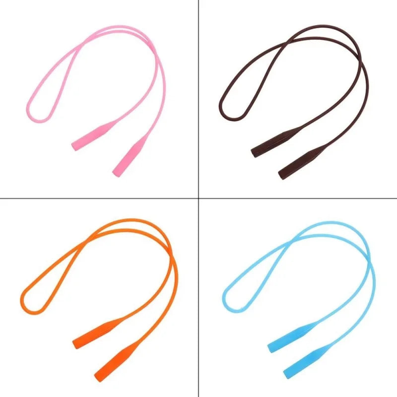 Silicone Eyeglasses Strap – Anti-Slip Sports Glasses Cord