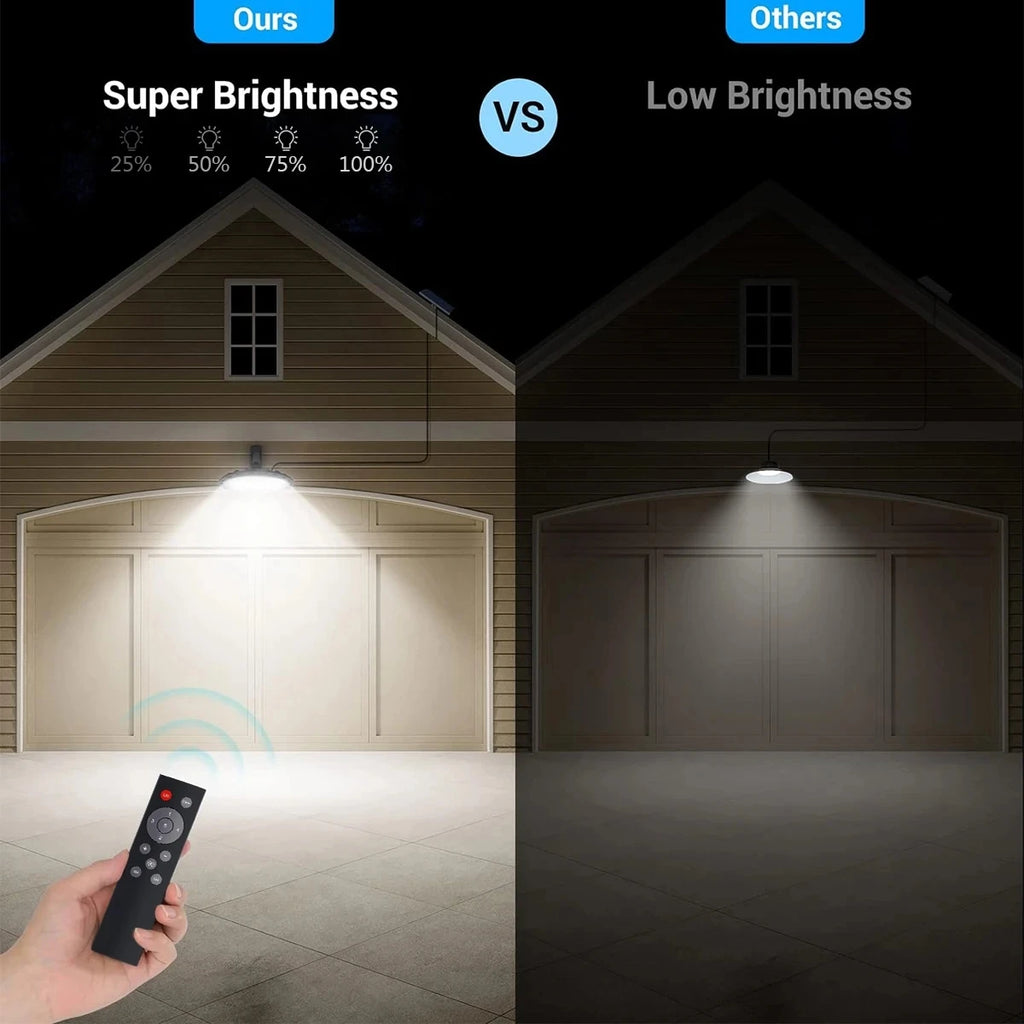 Solar Light Indoor Outdoor Shed Rotation Design Waterproof 5 Modes Zpaxo