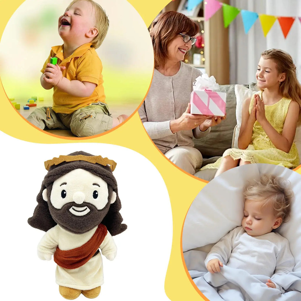 Sofa Cushion Home Decoration Jesus Cotton Doll Plush Pillow Sleep Hug