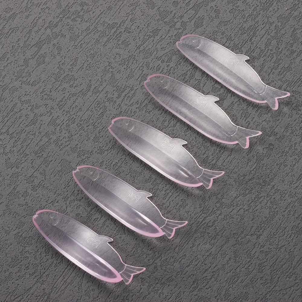 Fish Shaped Silicone Eyelash Perm Pads 3D Curler Accessories Zpaxo