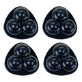 Self Adhesive Paste Universal Wheel 360 Degree Free Rotation Sticky Swivel Pulley for Trash Can Bottom Kitchen Small Appliances Zpaxo Black Style B