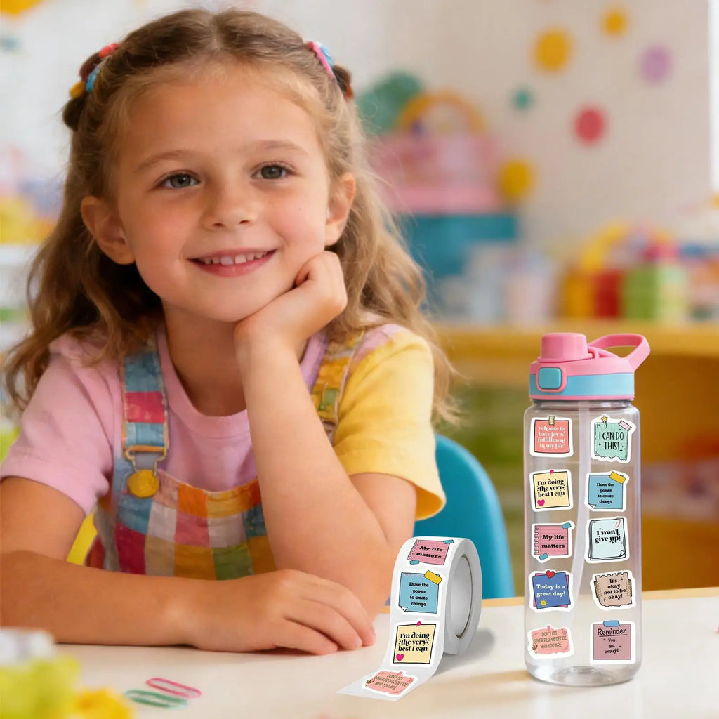 Motivational Stickers For Kids 500 Pieces Encouragement Stickers Funny Quote Decals Roll For Kids Students Teachers Parents Zpaxo