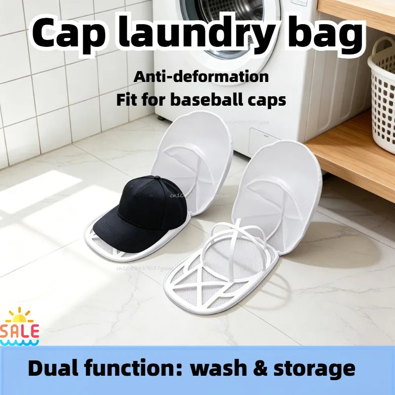 Anti-Deformation Hat Washing Machine Bag Household Hat Washer Washing Shaper Machine Accessory Full Protection While Washing Zpaxo