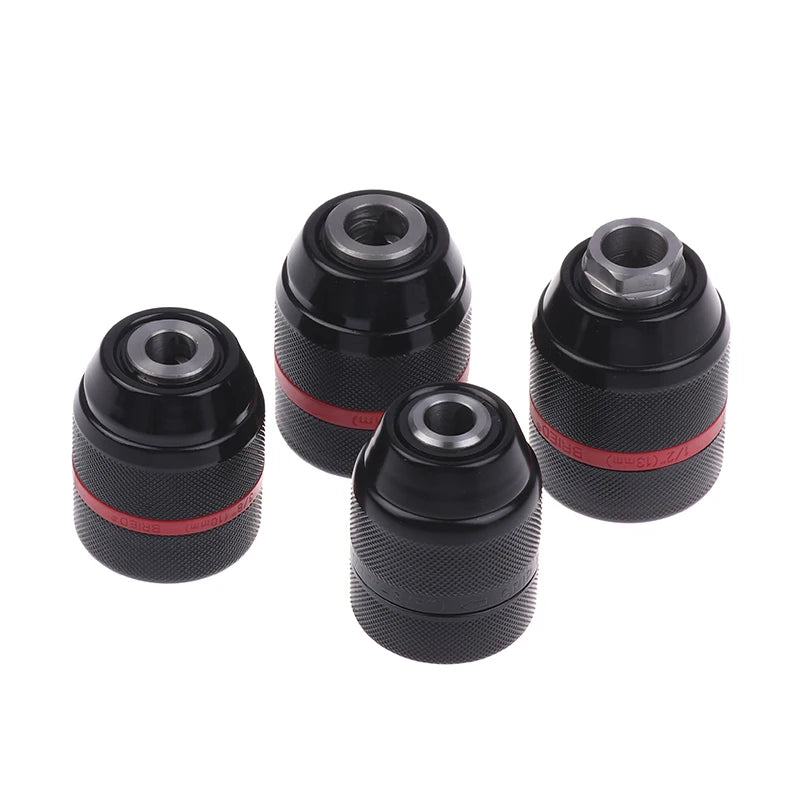Keyless Metal Ratchet Drill Chuck Quickly Converts Self-locks Ease Use Zpaxo