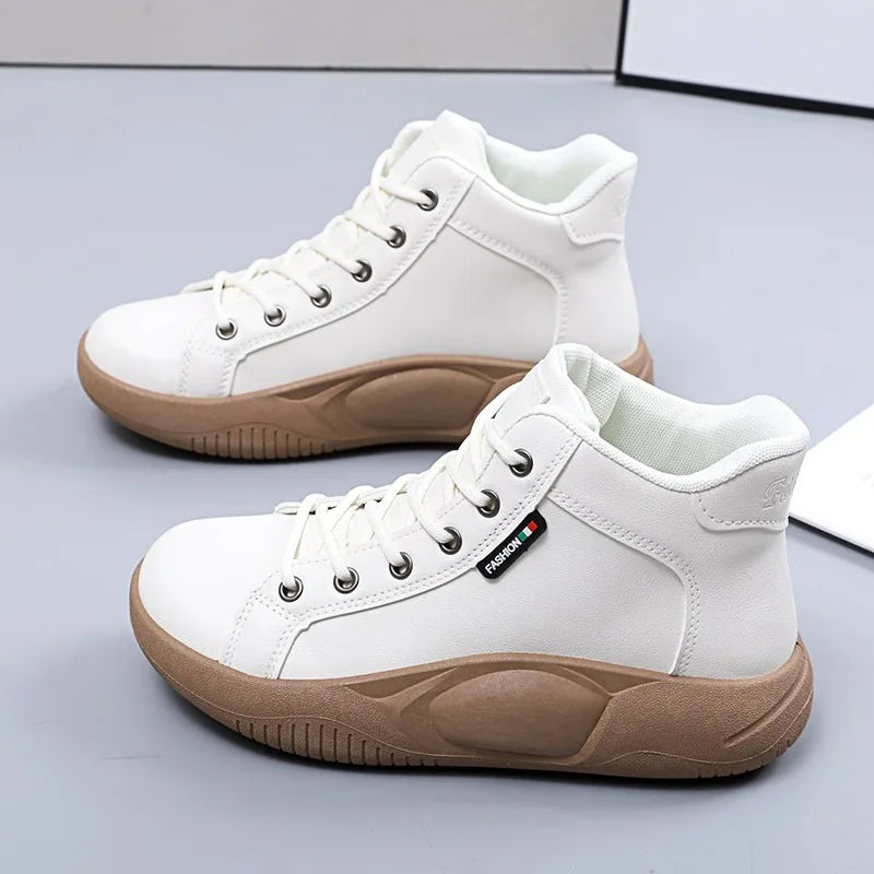 CINESSD Version High-top Shoes Female Students Trend Casual Running Zpaxo